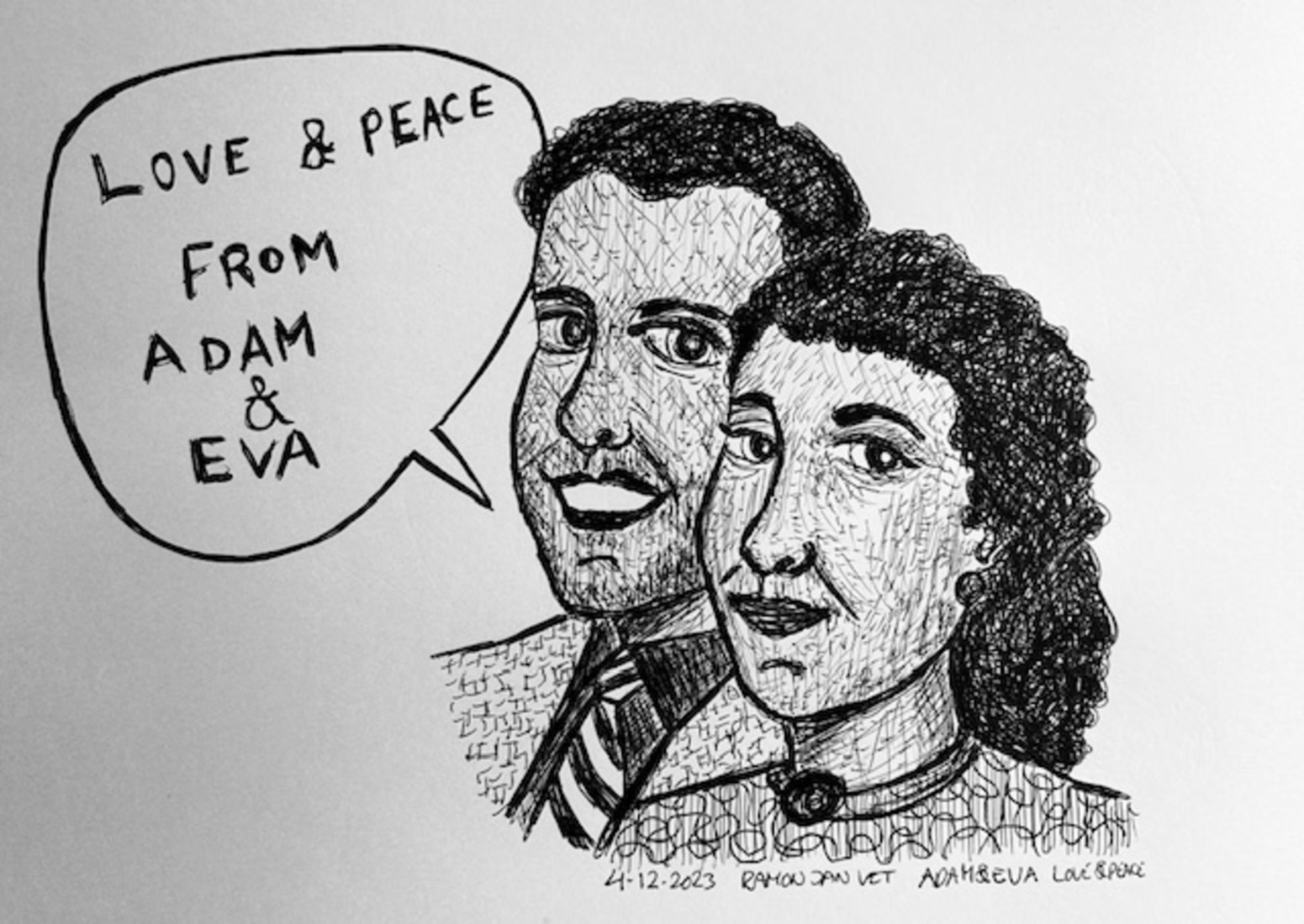 Adam & Eva Love & Peace