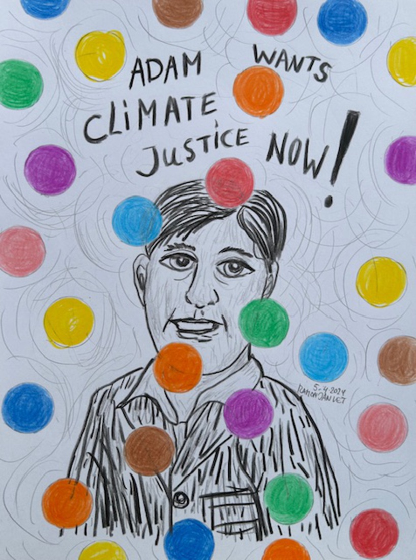 Adam Wants Climate Justice Now !