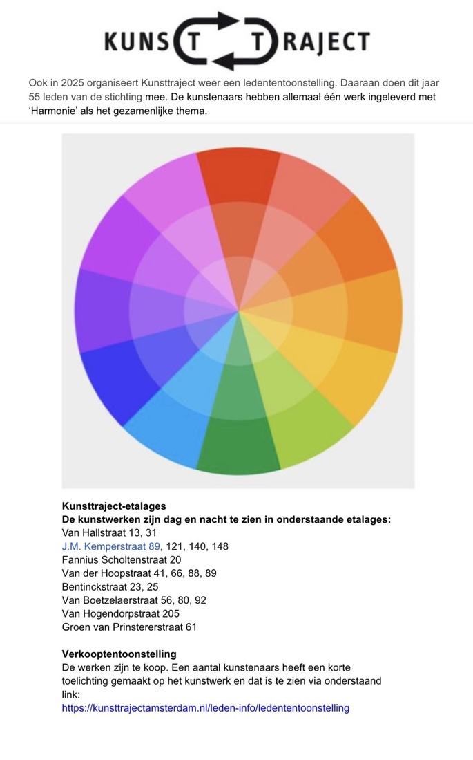 Kunsttraject uitnodiging