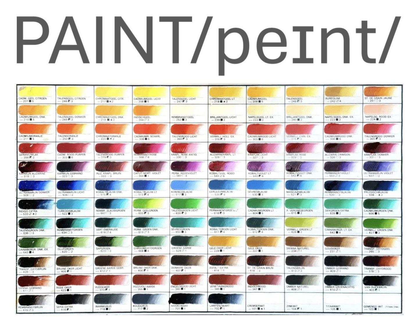Paint/peint uitnodiging 