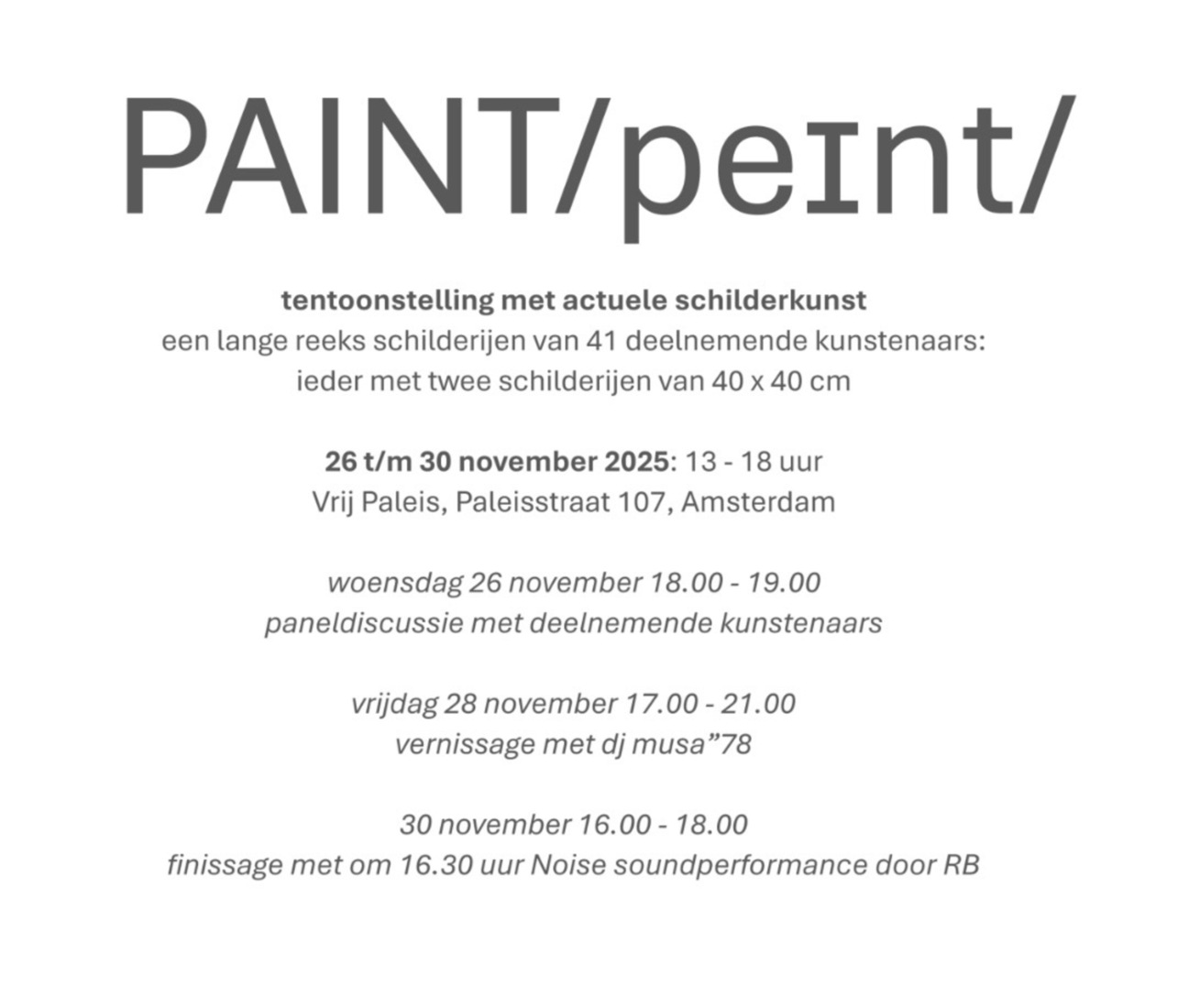 Paint/peint