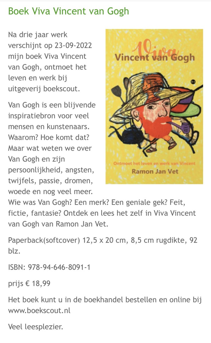 Boek Viva Vincent van Gogh 