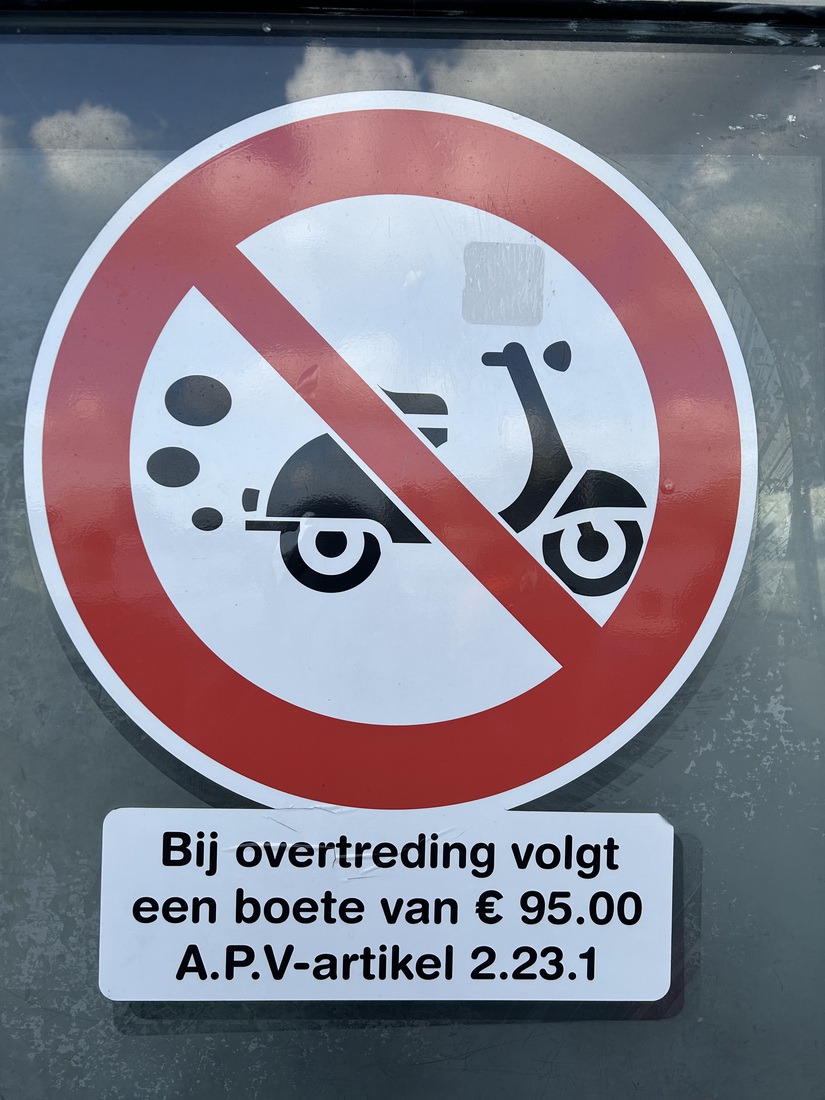 Boete met je scooter 