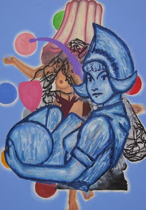 The Royal Blues is een serie schilderijen waarin de kleur blauw in verschillende tonen wordt afgebeeld.Deze inspiratie komt uit bekende Delft's Blauwe tegels.Door herhaling van onderwerpen onderzoek ik of je van hetzelfde onderwerp verschillende emoties kunt af beelden.Daar waar het afwijkt wordt het bijzonder.