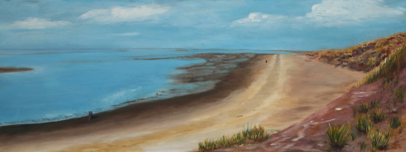 Uitzicht over het wad