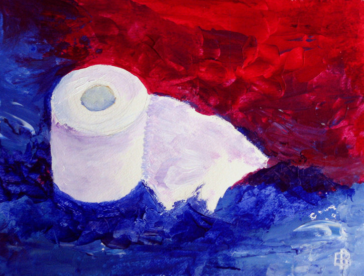 Studie van een WC-rol 2