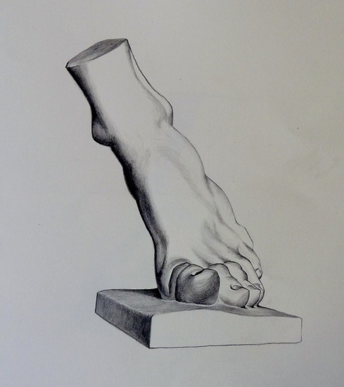 Bargue drawing, plate 6