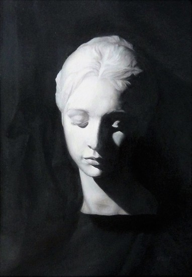 Cast painting grey scale