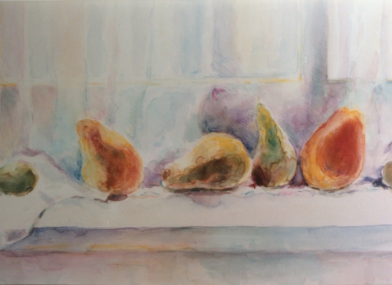 Peren in de vensterbank