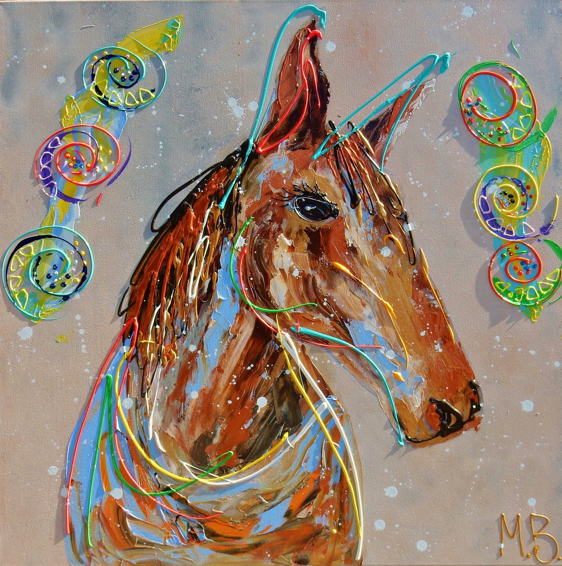 Figuratief paardenschilderij