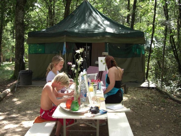 Schilderen met vrienden