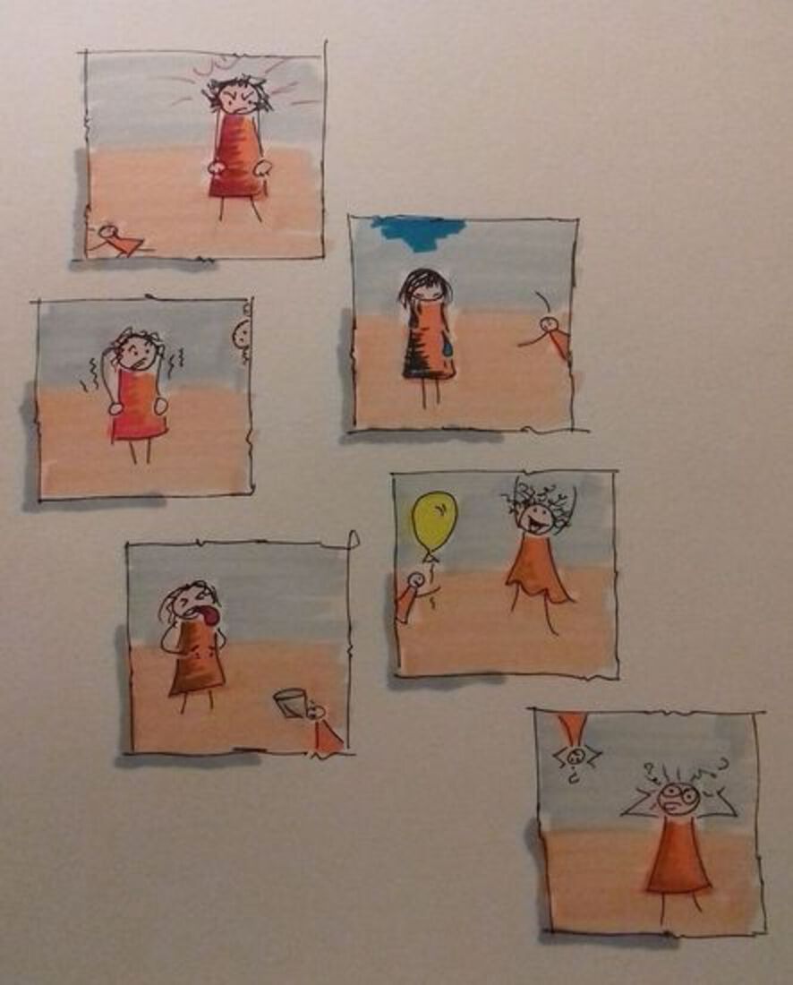 'emoties' voorstudie cover vakblad