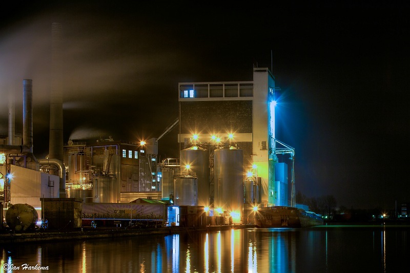 Industrie aan het water