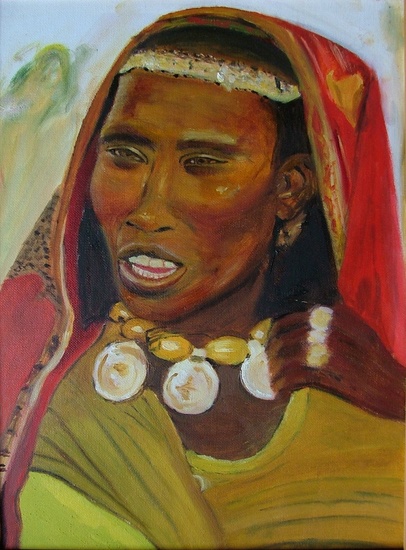 Portret van een Etiopische vrouw