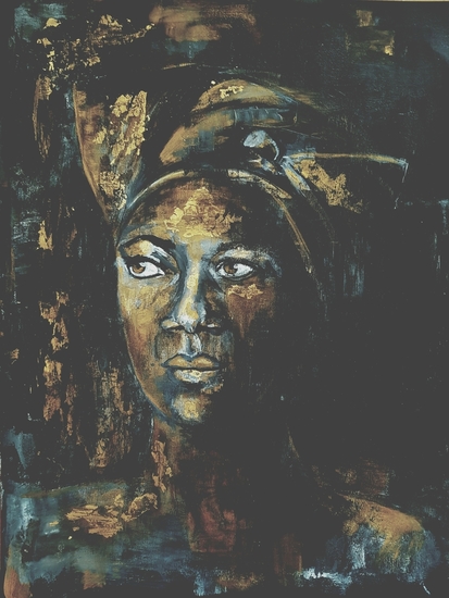 Study black, white and gold