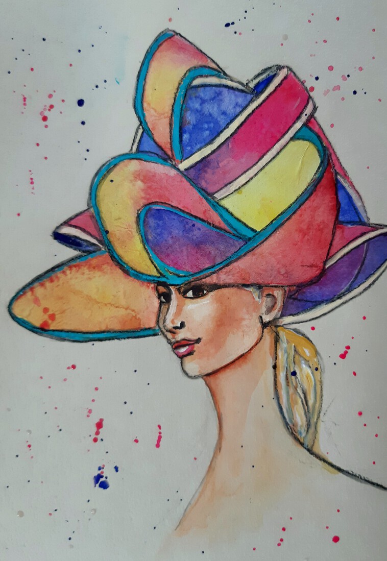 Woman with hat 15/30