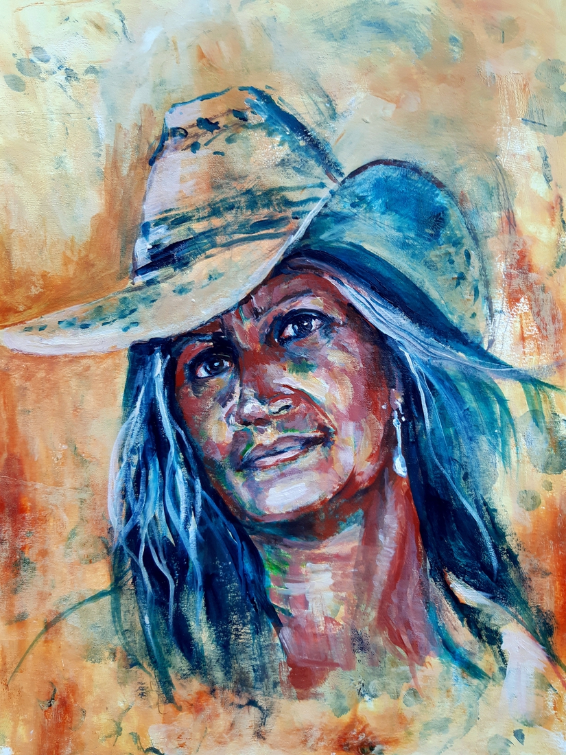 Woman with hat 17/30