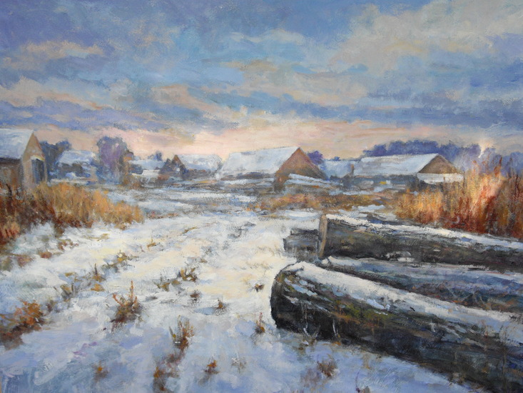 Winter ''houtzagerij Leende''