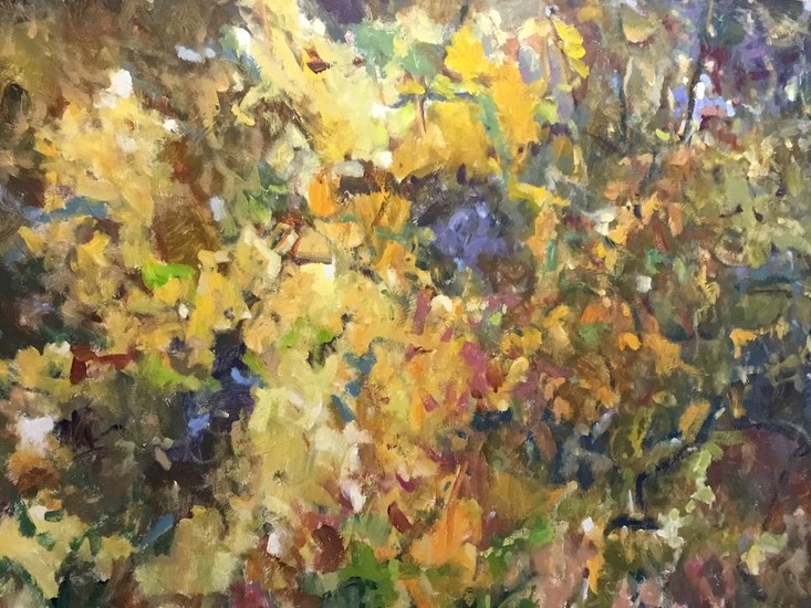 Herfstimpressie 2, abstract