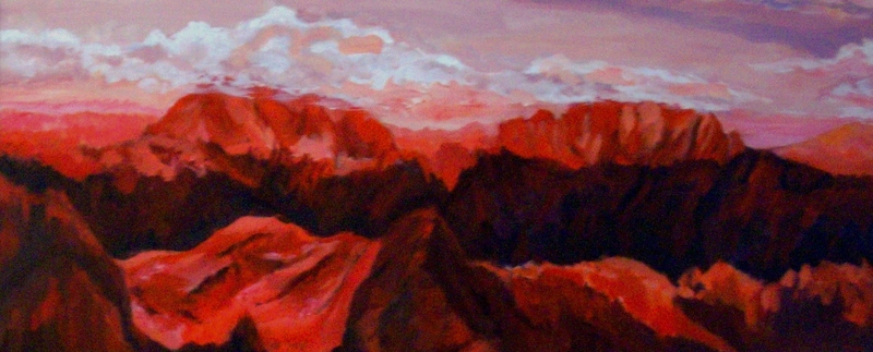 Avond in de Dolomieten