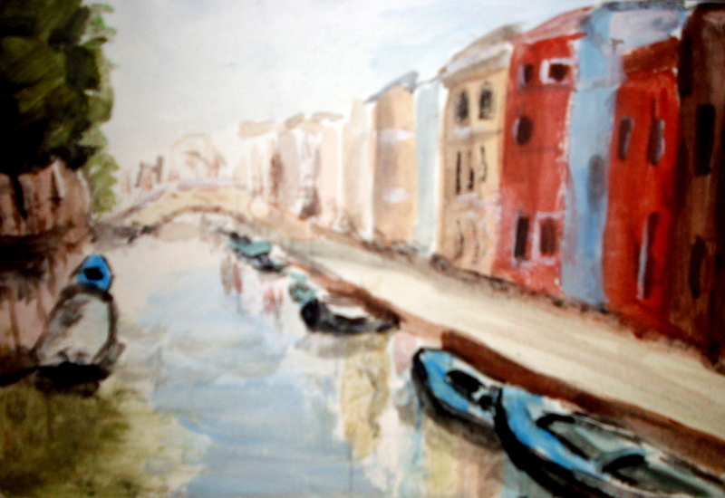 gracht in Italië