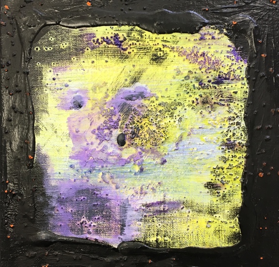 paars /geel abstract