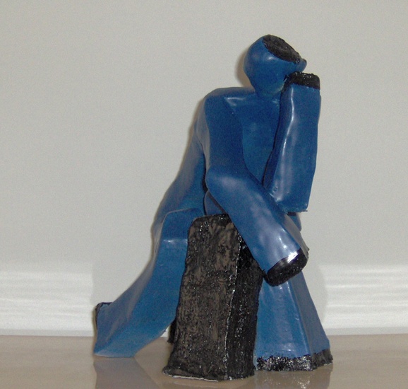 De denker/ Uma pessoa pensando