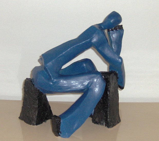 De denker/ Uma pessoa pensando