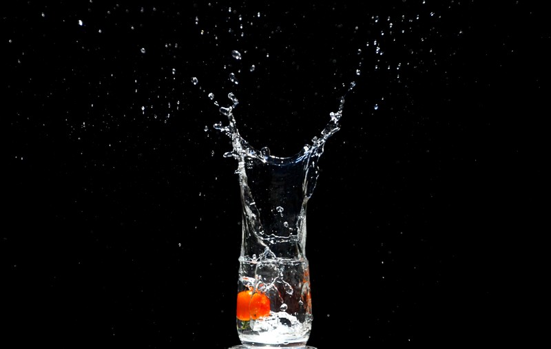 Tomaat in glas