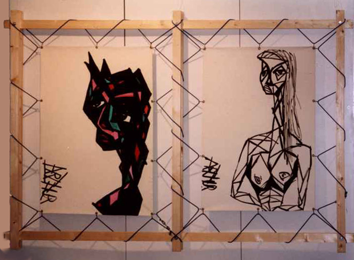 Italian Tourist and Museum woman