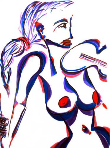 Violist at Church Merce, Barcelona