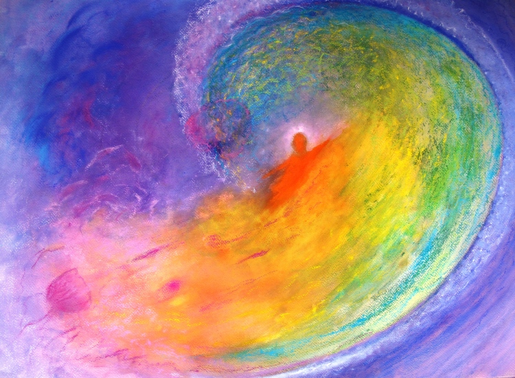 Als een golfslag keert dat wat van je uitgaat naar je terug