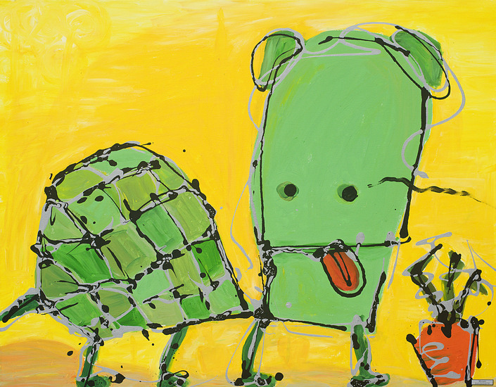 Crazy Animal, schildpad