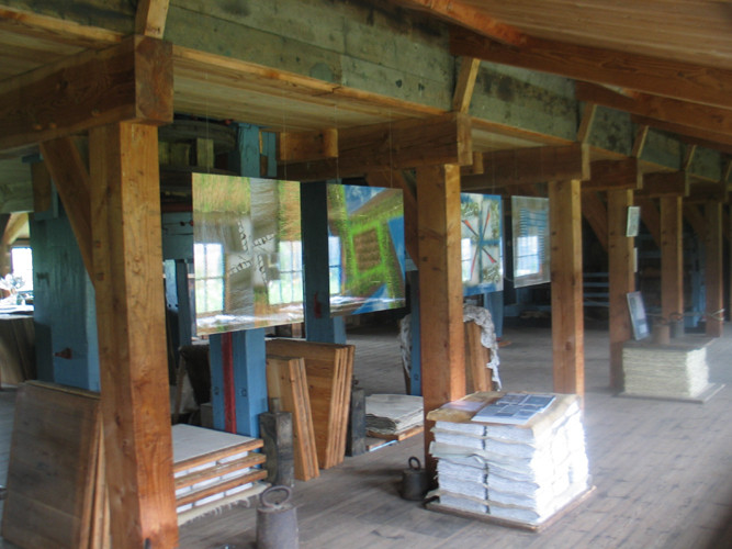 expositie in papiermolen de Schoolmeester op 11 en 12 mei