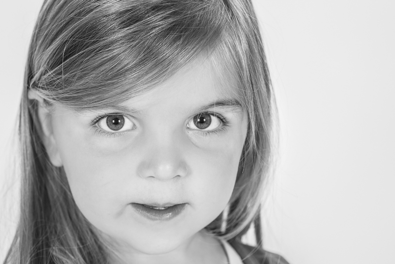 Zwart-Wit Kinderportret