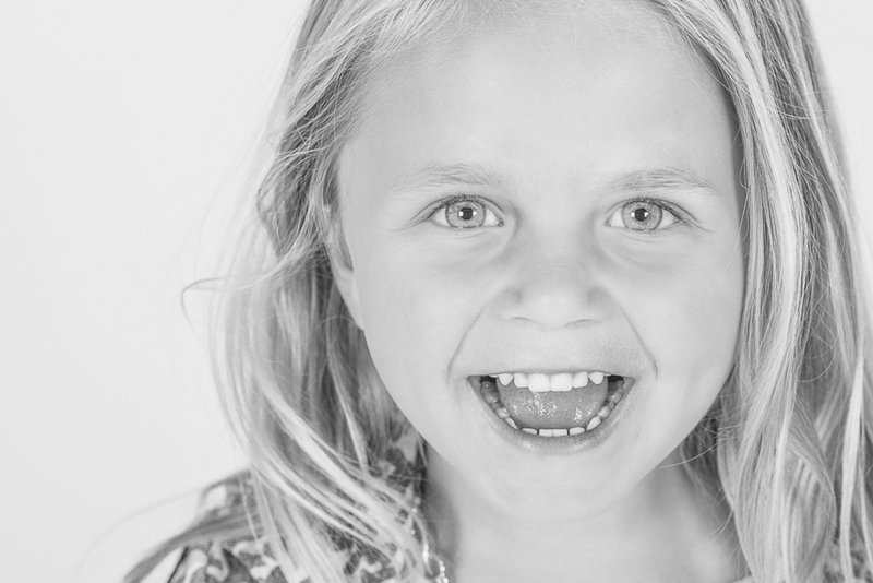 Zwart-Wit Kinderportret