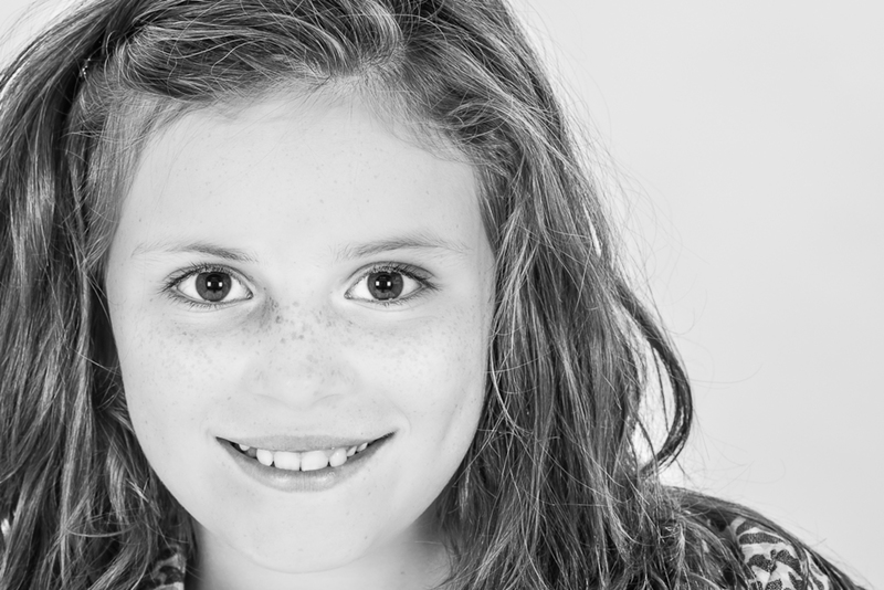 Zwart-Wit Kinderportret