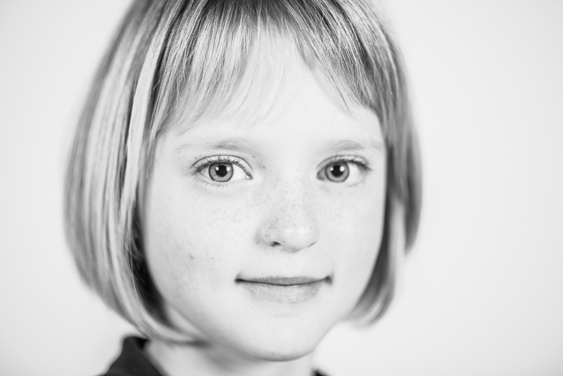 Zwart-Wit Kinderportret