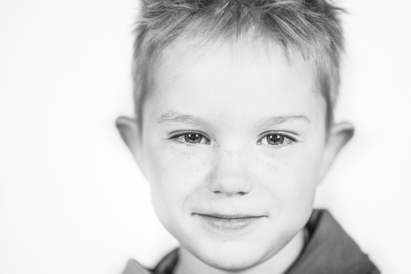 Zwart-Wit Kinderportret