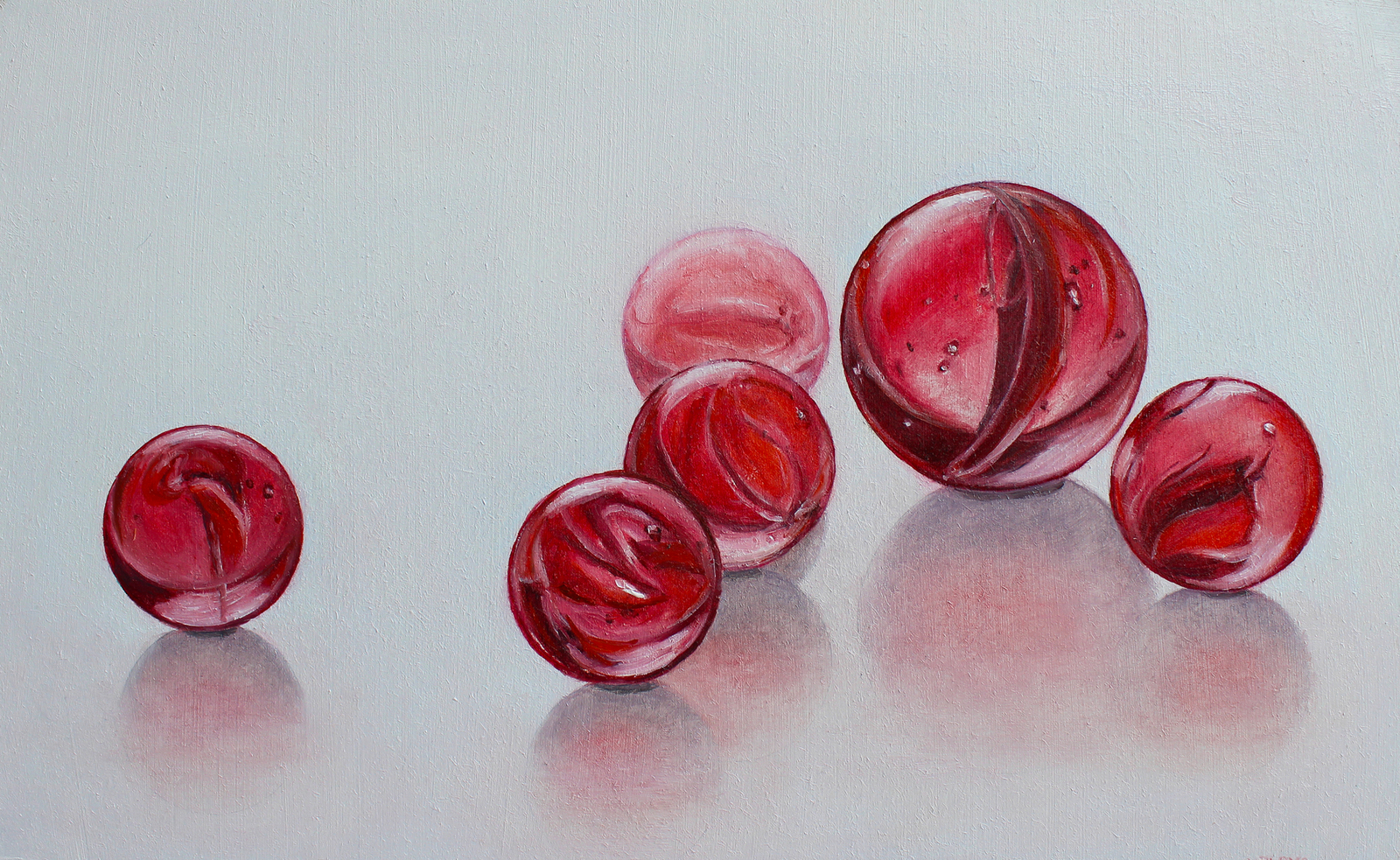 red marbles