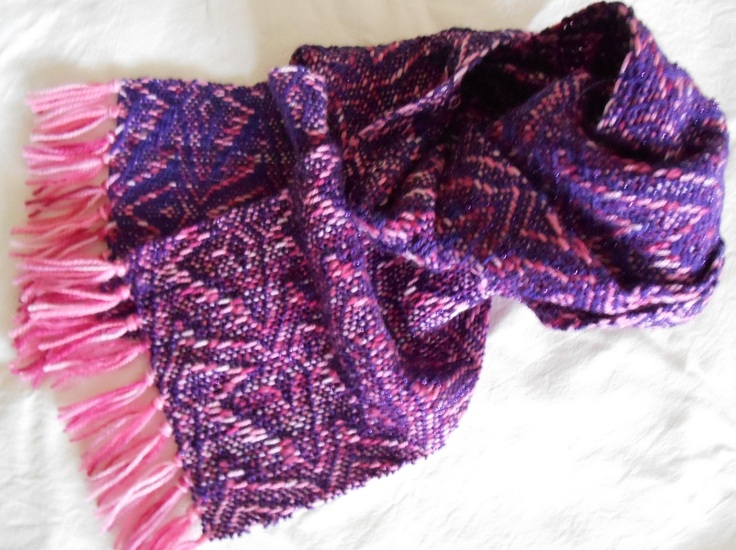 paarsroze sjaal