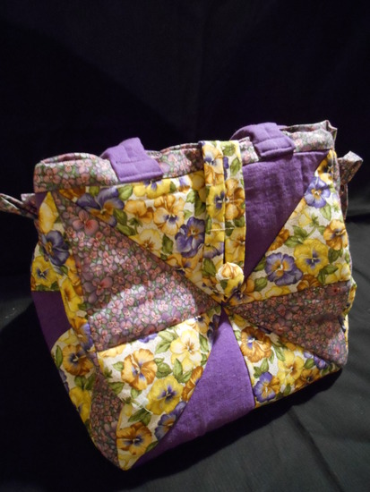 geelpaarse viooltjes tas