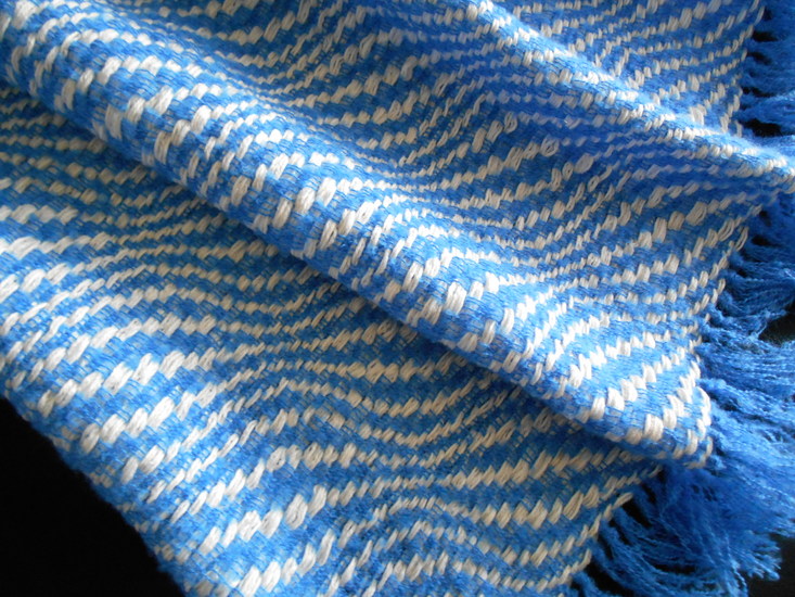 babydekentje blauwwit