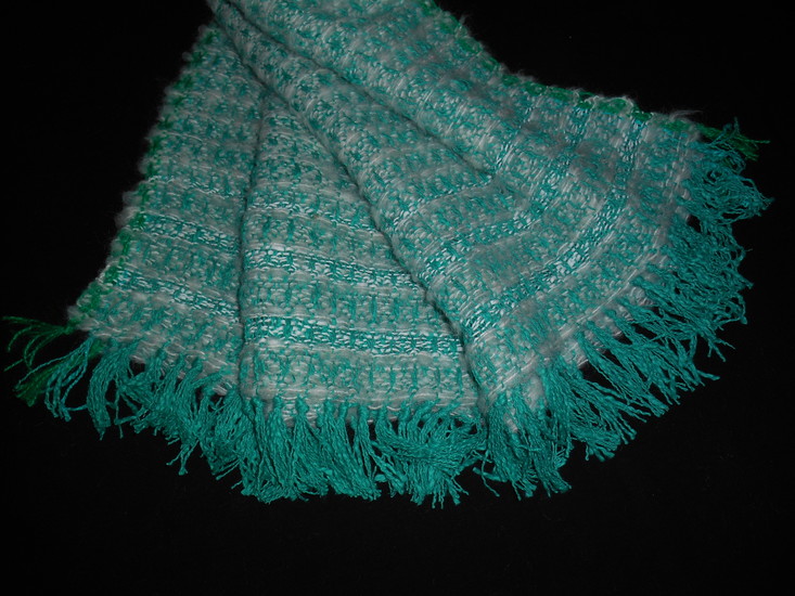 babydekentje ww in groenwit