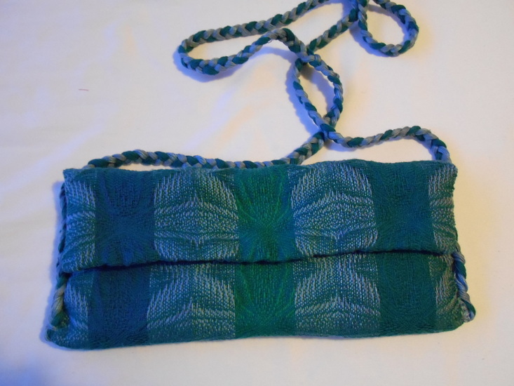 avondtasje donker blauw/groen