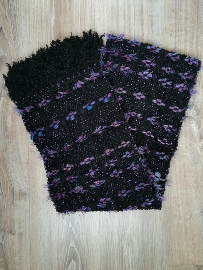 zwart/paars/roze sjaal