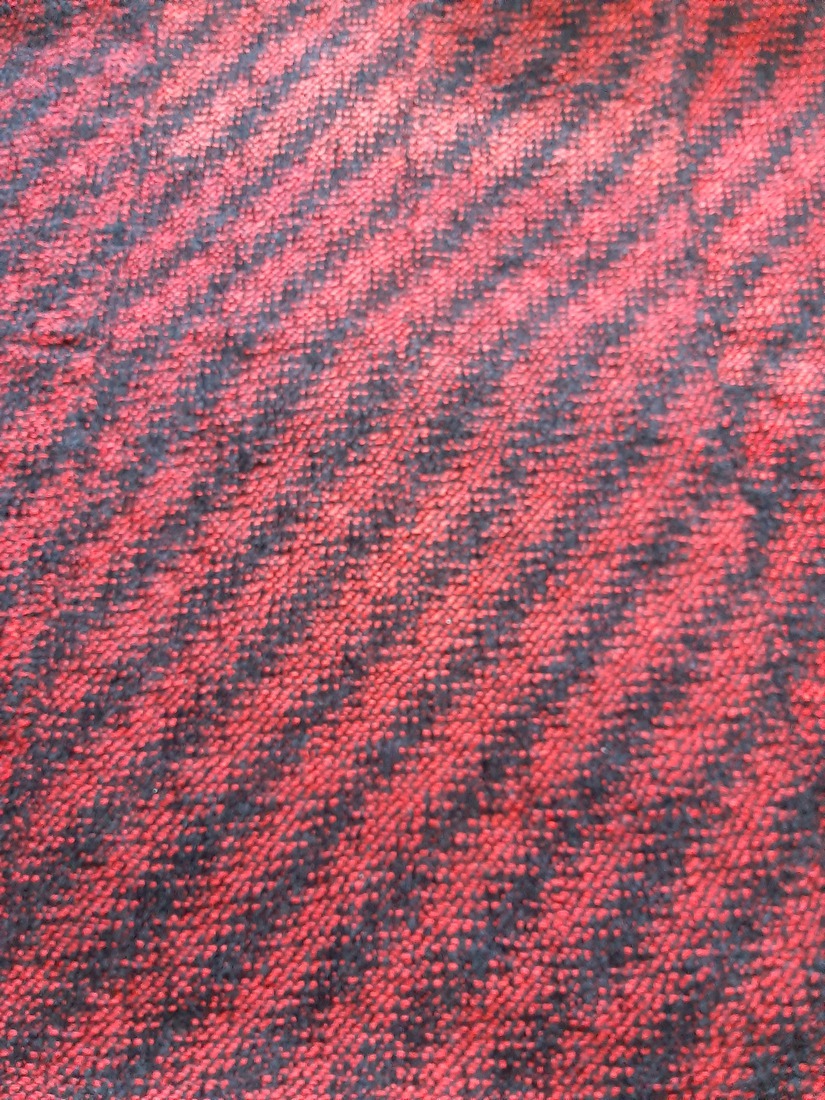 2-p sprei rood-zwart