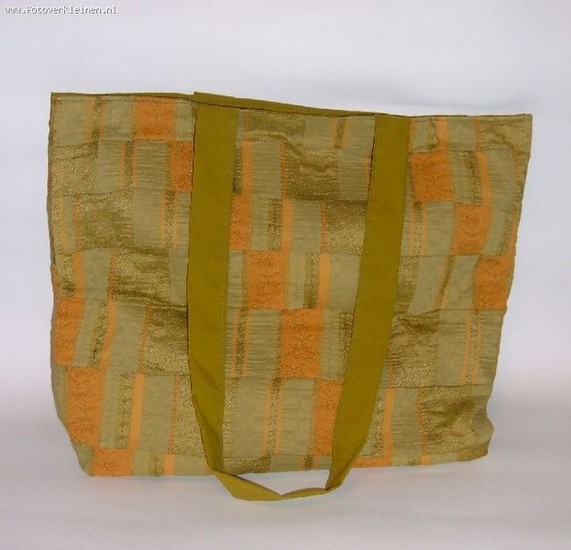 herfstgroen/oker tas