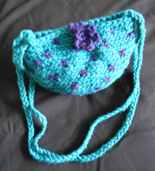 groenpaarse (bolvormige) tas