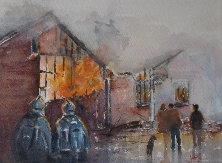 Brand in Ooltgensplaat.